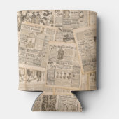 Antike Mode: Werbeseiten in Zeitungen Dosenkühler (Rückseite)