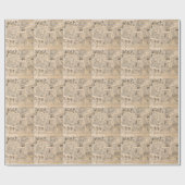 Antike Mode: Werbeseiten in Zeitungen Geschenkpapier (Flach)