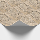 Antike Mode: Werbeseiten in Zeitungen Geschenkpapier (Ecke)