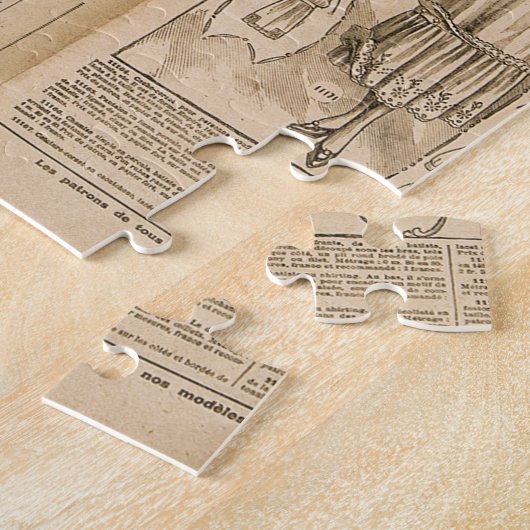 Antike Mode: Werbeseiten in Zeitungen Puzzle (Seite)