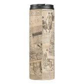 Antike Mode: Werbeseiten in Zeitungen Thermosbecher (Rückseite)