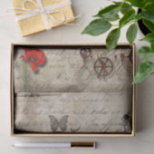 Antike Mohnblume Seidenpapier (Geschenk)