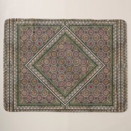 Antike Mosaik-Sherpa-Decke Sherpadecke