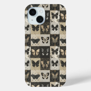 Antike Motten- und Schmetterlingscollage Case-Mate iPhone Hülle