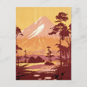 Antike Mount-Egmont-Neuseeland-Reisepostkarte Postkarte