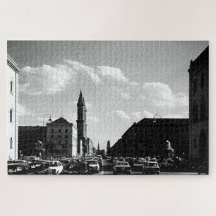 Antike Münchner Universität an der Ludwigstraße Ki Puzzle