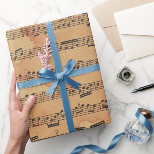 Antike Musik Geschenkpapier (Schenken)