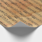 Antike Musik Geschenkpapier (Ecke)