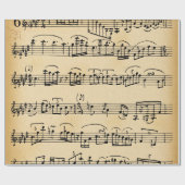 Antike Musik  Geschenkpapier (Flach)