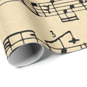 Antike Musik  Geschenkpapier (Rolleneckpunkt)