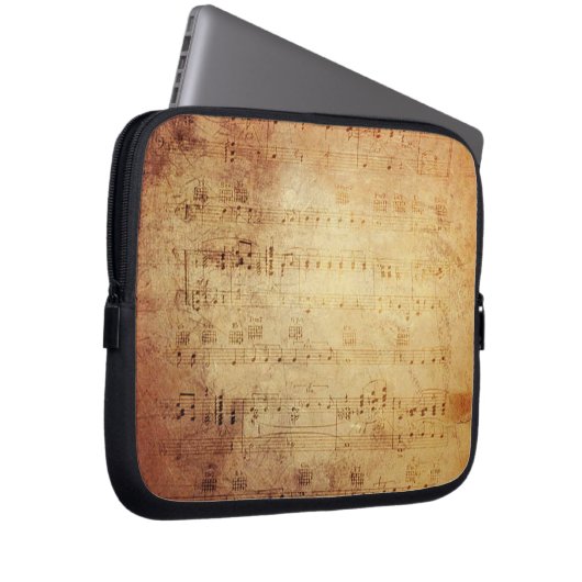 Antike Musik Laptopschutzhülle (Vorne Rechts)