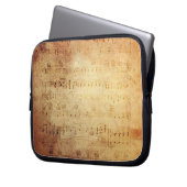 Antike Musik Laptopschutzhülle (Vorderseite Links)