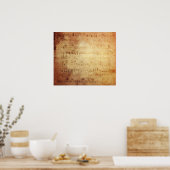 Antike Musik Poster (Küche)