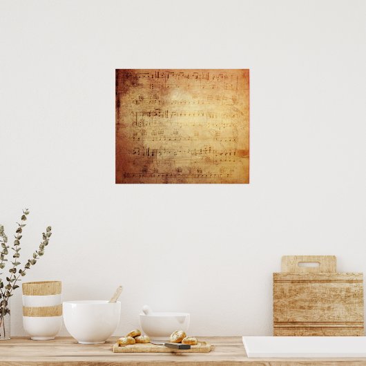 Antike Musik Poster (Küche)