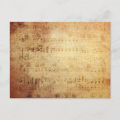 Antike Musik Postkarte (Vorderseite)