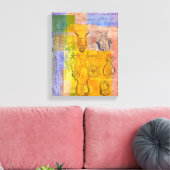 Antike Musikinstrumente Leinwanddruck (Insitu (Wohnzimmer))