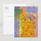 Antike Musikinstrumente Postkarte (Vorne/Hinten)