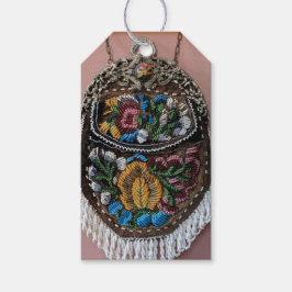 Antike Nadelstickerei Handtasche Fotografie  Geschenkanhänger