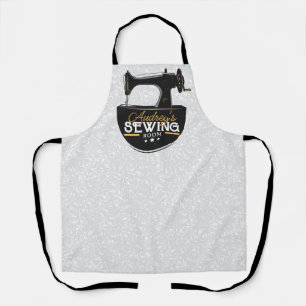 Antike Nähmaschine ADD NAME Seamstress Schneider Schürze