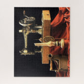 Antike Nähmaschine Puzzle (Vertikal)