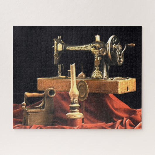 Antike Nähmaschine Puzzle (Horizontal)