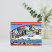 Antike Nantucket MA Postkarte (Stehend Vorderseite)