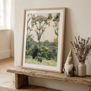 Antike Natur-Kinderzimmer-Kunst von Else Wenz-Viet Poster