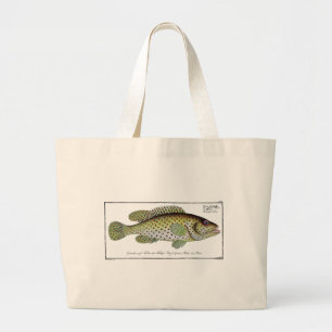 Antike Naturgeschichte-Fische nein 1Totebag Jumbo Stoffbeutel