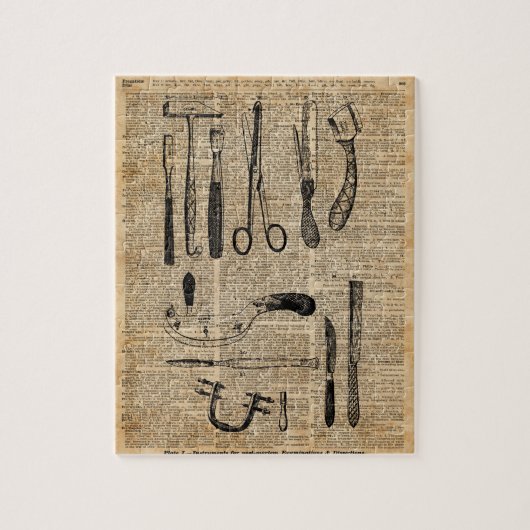 Antike Nekropsie-Ausrüstungen, Zombie Apoalypse, Puzzle (Vertikal)