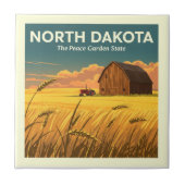 Antike North Dakota Fliese (Vorderseite)