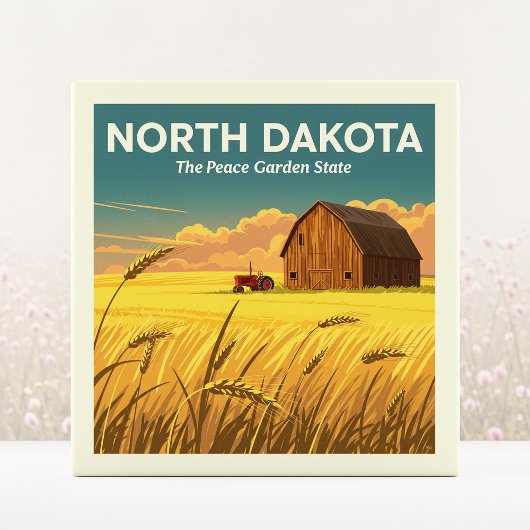 Antike North Dakota Fliese
