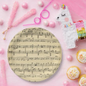 Antike Noten Pappteller (Party)