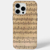 Antike Notenblätter Case-Mate iPhone Hülle (Rückseite)