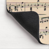 Antike Notenblätter Mousepad (Ecke)