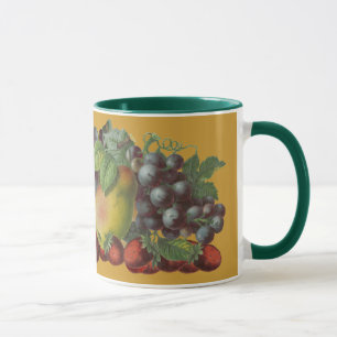 Antike Obstkunst-Kaffeetasse Tasse