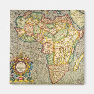 Antike Old World Gerardus Mercator Karte von Afrik Magnet