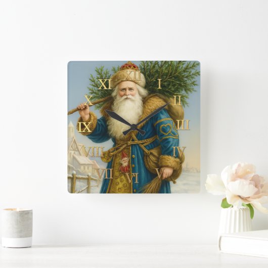 Antike Olde World Quadratische Wanduhr (Zuhause)