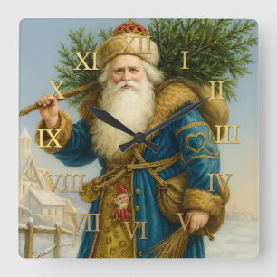 Antike Olde World Quadratische Wanduhr