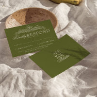 Antike Oliven-Grüne Exklusive Hochzeit im Stil des