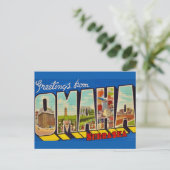 Antike Omaha Nebraska Postkarte (Stehend Vorderseite)