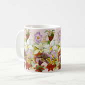 Antike Orchideen Kaffee- oder Teetasse (Vorderseite Links)