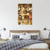 Antike Ornamente Leinwanddruck (Insitu (Schlafzimmer))