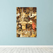 Antike Ornamente Leinwanddruck (Insitu (Holzboden))