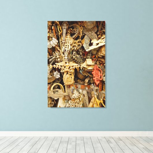 Antike Ornamente Leinwanddruck (Insitu (Holzboden))