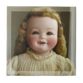 Antike Orsini Puppen-Keramik Fliese oder Trivet (Vorderseite)