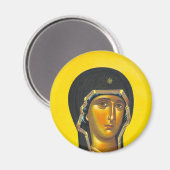 Antike Orthodoxe Ikone Magnet (Vorderseite/Rückseite)