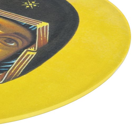 Antike Orthodoxe Ikone Schneidebrett (Ecke)