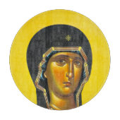 Antike Orthodoxe Ikone Schneidebrett (Vorderseite)