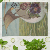 Antike Osterkarte Segeleier Kinder Handtuch (Gefaltet)