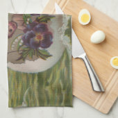 Antike Osterkarte Segeleier Kinder Handtuch (Viertel Falte)